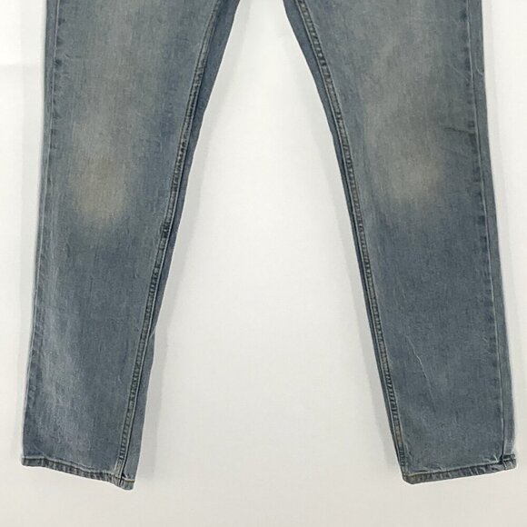 Levis 511 Jeans Mens 29x27 Blue Slim Straight Mid Rise Light Wash Stretch Denim - Picture 4 of 12